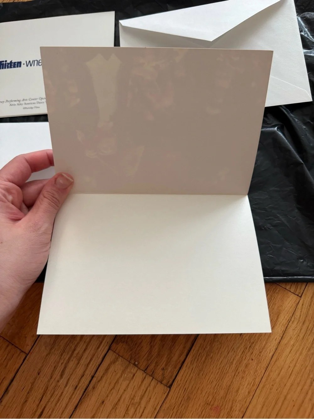 Set of 2 Vintage Great Performances Notecards with envelopes